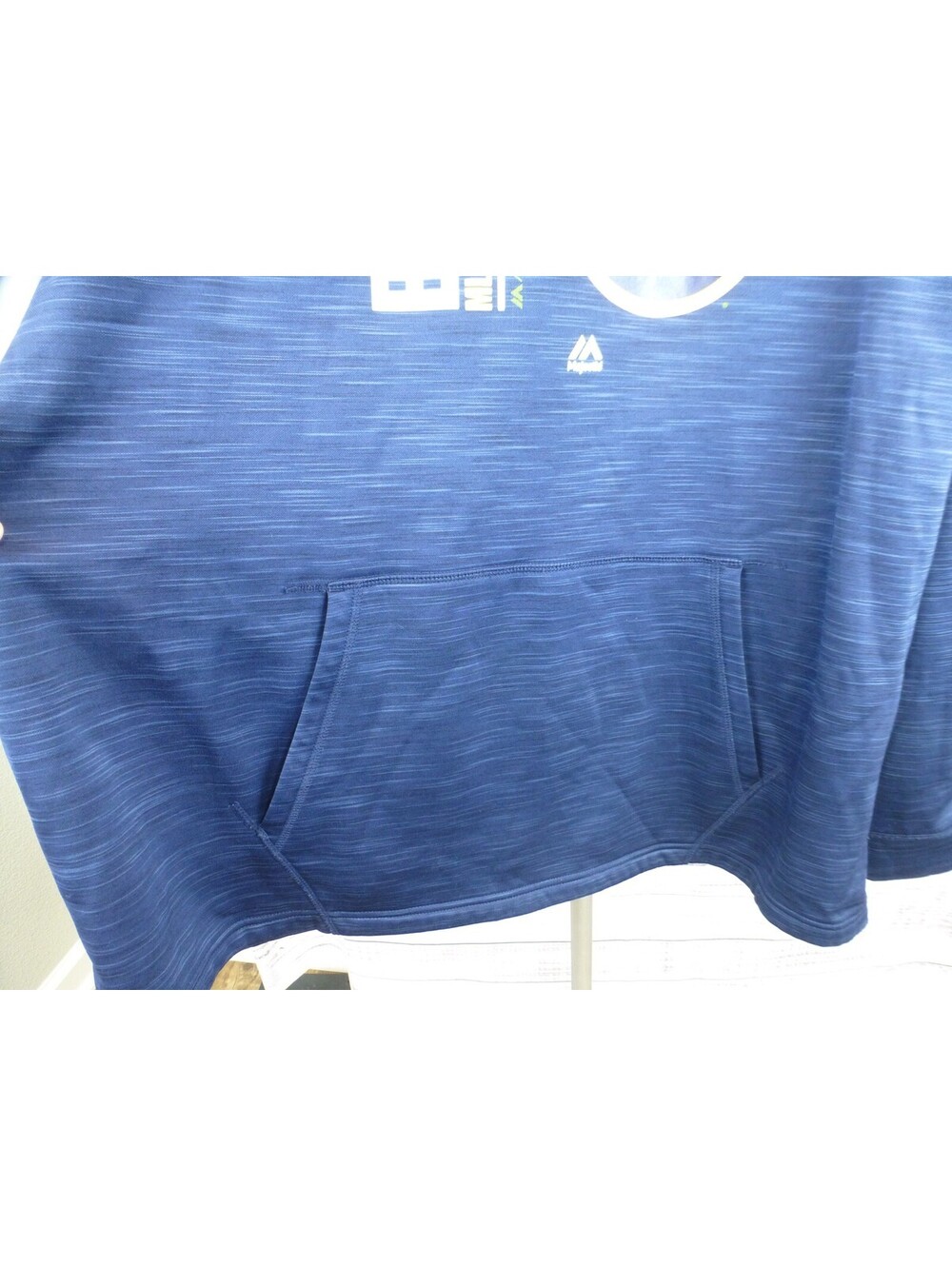 Majestic MLB Milwaukee Brewers Hoodie 2XL Men's Navy Blue Activewear K3A - Picture 4 of 16